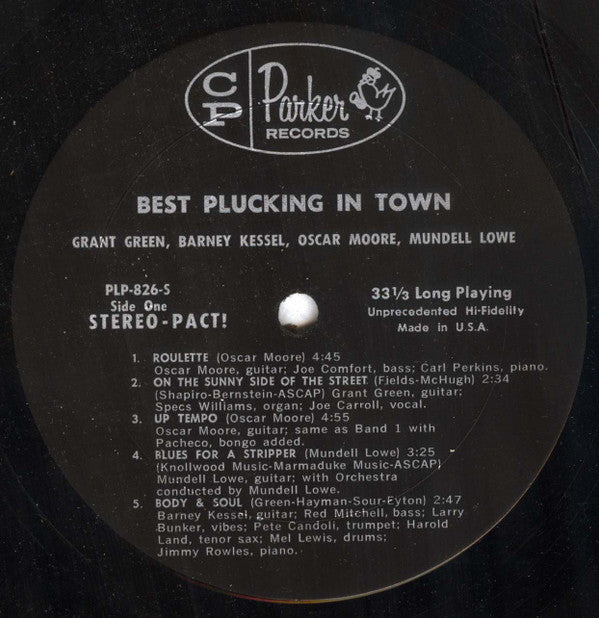 Barney Kessel - Best Plucking In Town(LP, Comp)