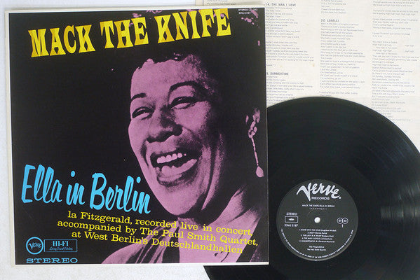 Ella Fitzgerald - Mack The Knife - Ella In Berlin (LP, Album, RE)