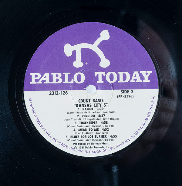Count Basie - Kansas City 5 (LP, Album)