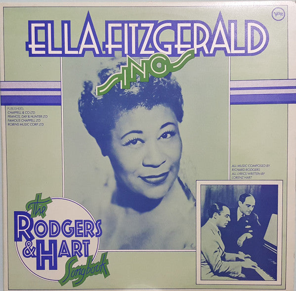 Ella Fitzgerald - Sings The Rodgers & Hart Songbook(2xLP, Album, Mo...