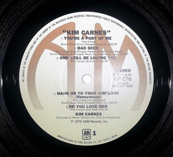 Kim Carnes - Kim Carnes (LP, Album)