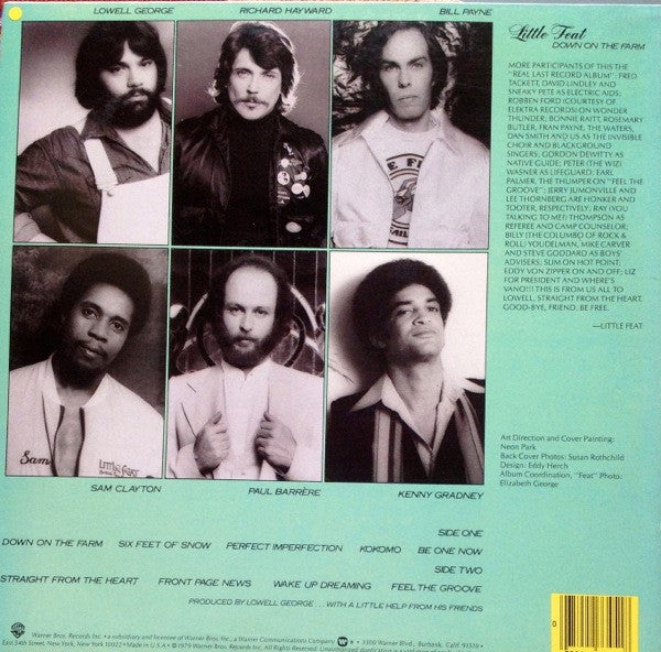 Little Feat - Down On The Farm (LP, Album, Los)