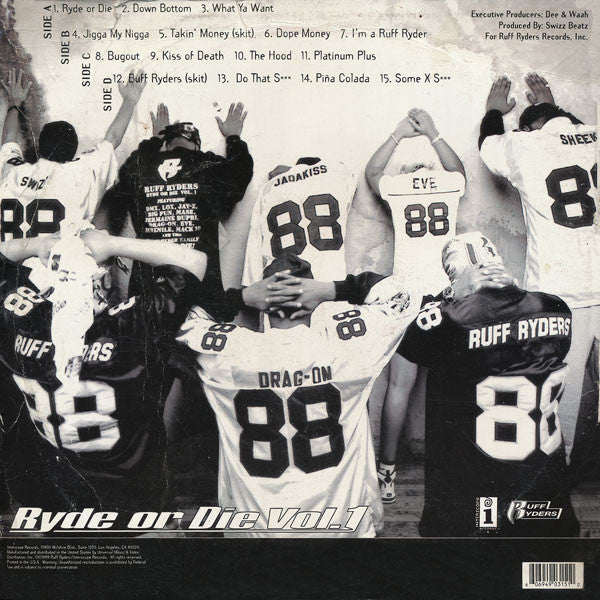 Ruff Ryders - Ryde Or Die Vol. I (2xLP, Comp)