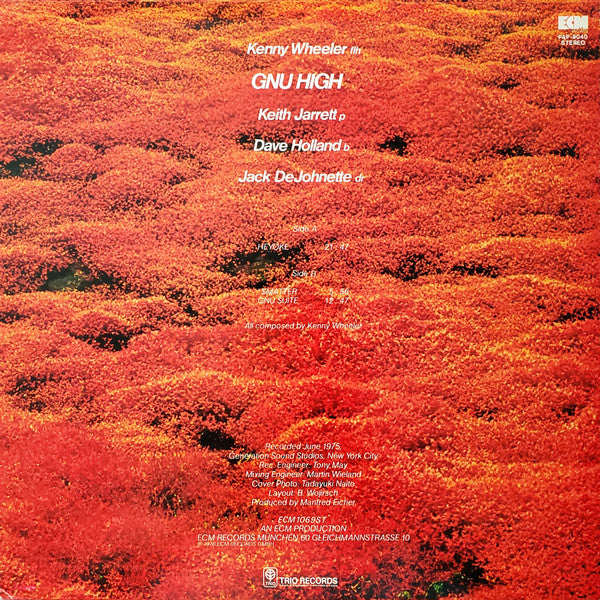 Kenny Wheeler - Gnu High (LP, Album)
