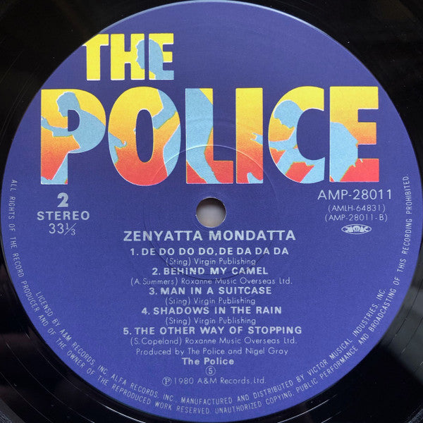 The Police - Zenyatta Mondatta (LP, Album)