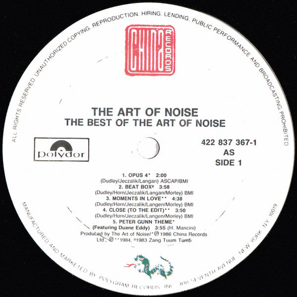 The Art Of Noise - The Best Of The Art Of Noise (LP, Comp, Car)