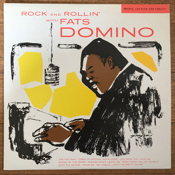 Fats Domino - Rock And Rollin' With Fats Domino (LP, Mono, RE)