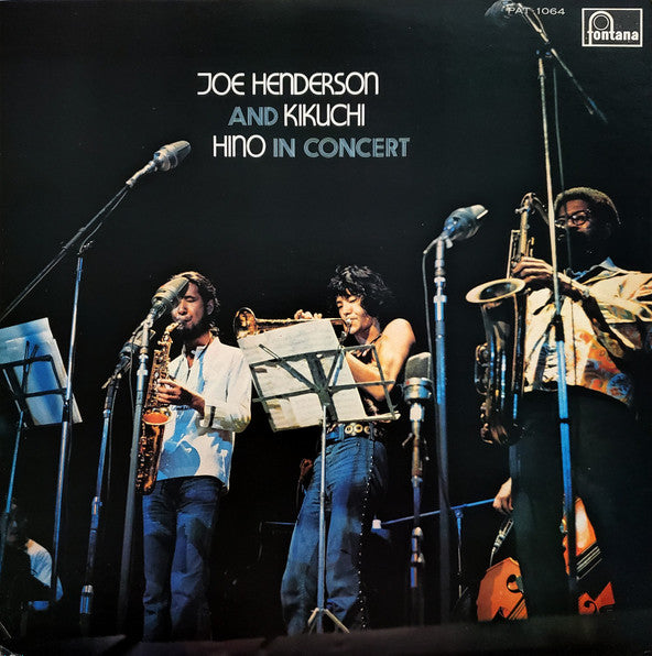 Joe Henderson And Kikuchi*, Hino* - In Concert (LP, Album, Ltd, RE)