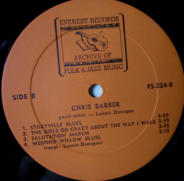 Chris Barber - Chris Barber With Guest Artist Lonnie Donegan(LP, Co...