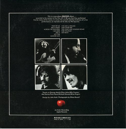 The Beatles - Let It Be (LP, Album, Gat)