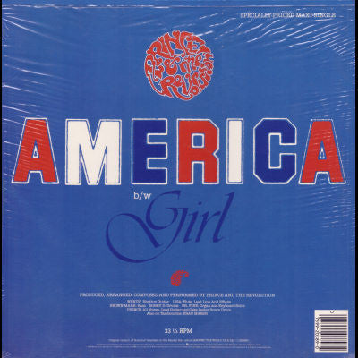 Prince And The Revolution - America (12"", Maxi, All)