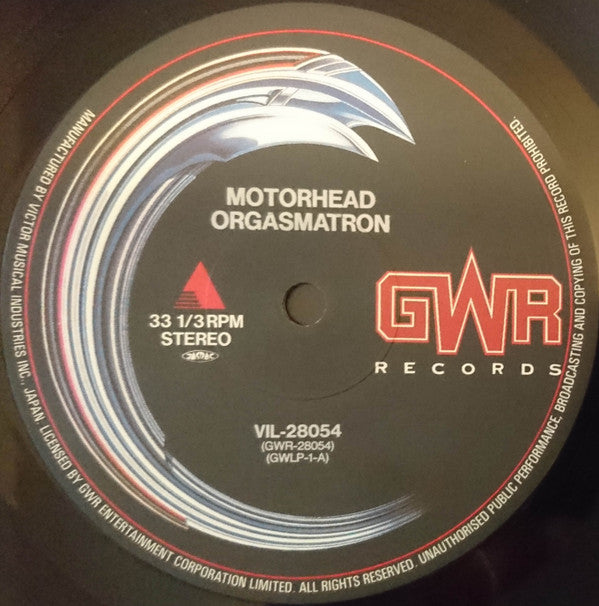 Motörhead - Orgasmatron (LP, Album)