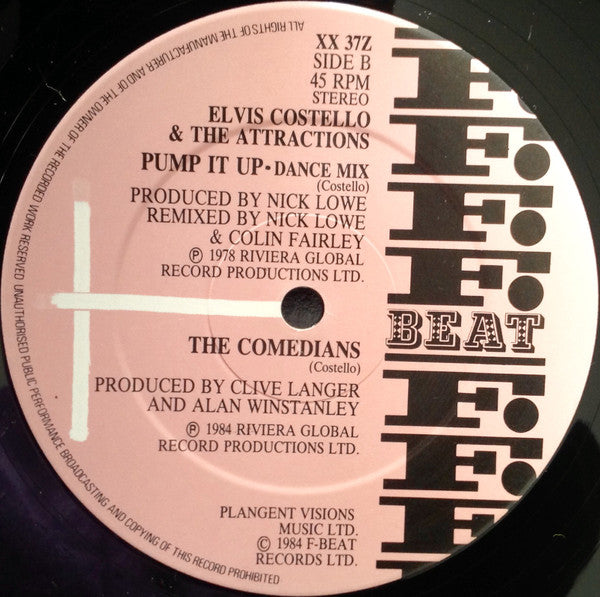 Elvis Costello & The Attractions - The Only Flame In Town (12"")