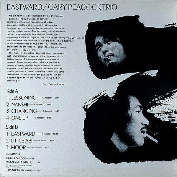 Gary Peacock Trio - Eastward (LP, Album, Gat)