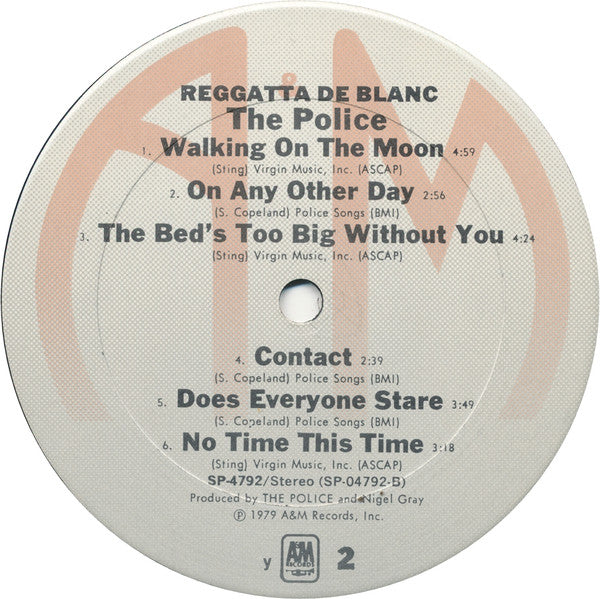 The Police - Reggatta De Blanc (LP, Album, y -)