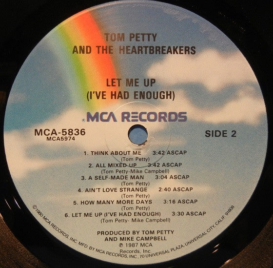 Tom Petty And The Heartbreakers - Let Me Up (I've Had Enough)(LP, A...