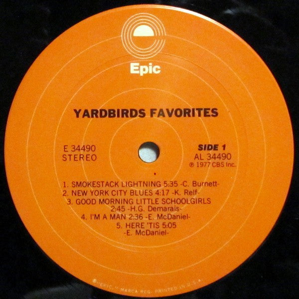 Yardbirds* - Favorites (LP, Comp, Pit)