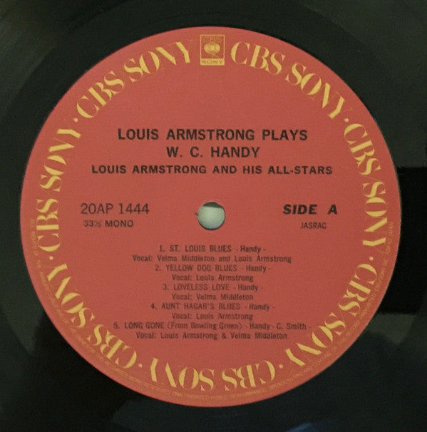 Louis Armstrong - Plays W.C. Handy (LP, Mono)