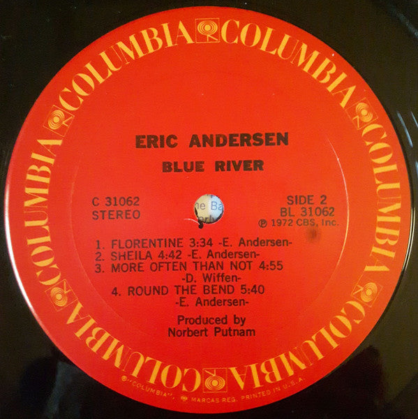 Eric Andersen (2) - Blue River (LP, Album)