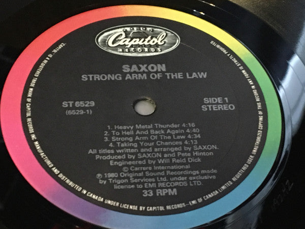 Saxon - Strong Arm Of The Law (LP, Album)