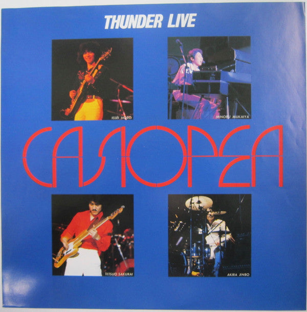 Casiopea - Thunder Live (LP, Album, 1st)
