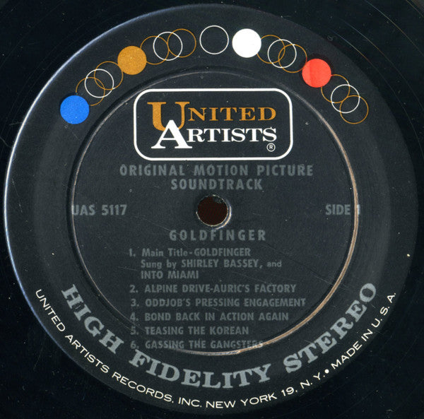 John Barry - Goldfinger (Original Motion Picture Sound Track)(LP, A...