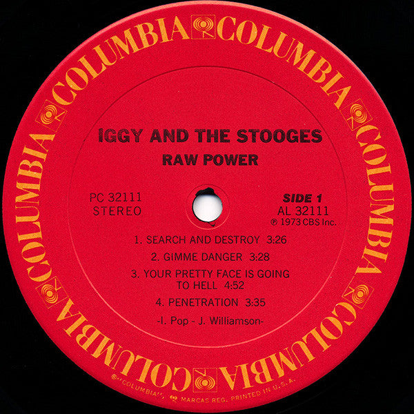 The Stooges - Raw Power (LP, Album, RE)