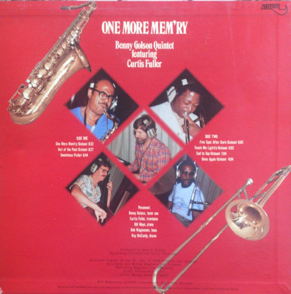 Benny Golson Quintet - One More Mem'ry(LP, Album)