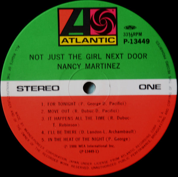 Nancy Martinez - Not Just The Girl Next Door (LP, Album)