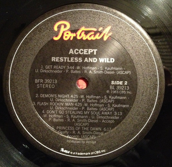 Accept - Restless & Wild (LP, Album)