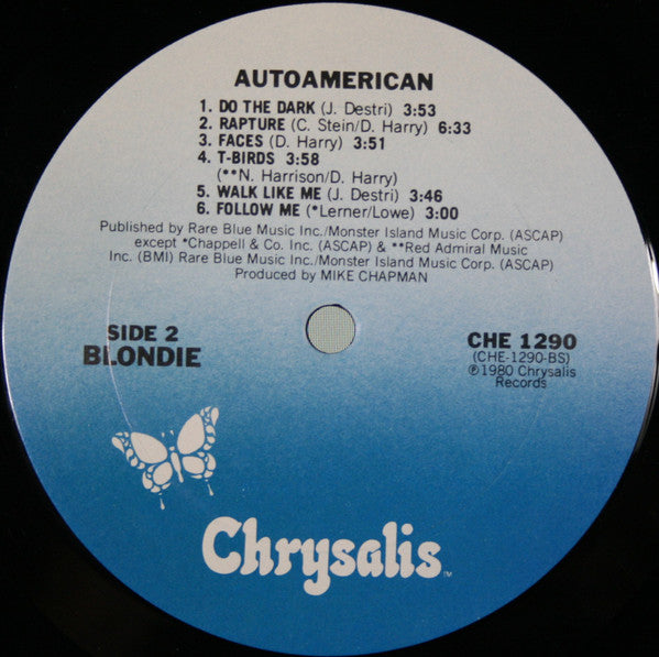 Blondie - AutoAmerican (LP, Album, San)