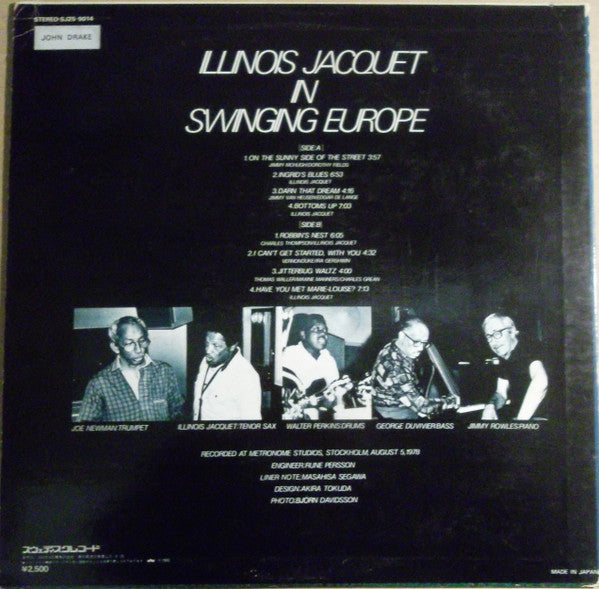 Illinois Jacquet - In Swinging Europe (LP, Album)