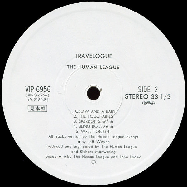 The Human League - Travelogue (LP, Album, Promo)