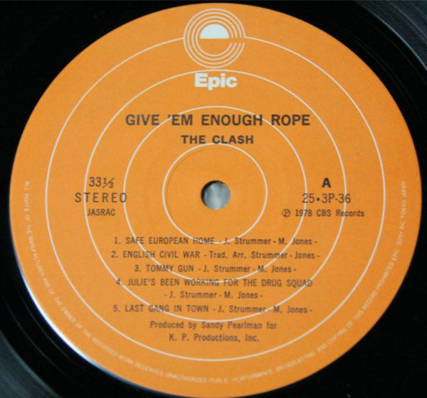 The Clash - Give 'Em Enough Rope (LP, Album)