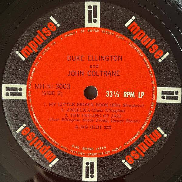 Duke Ellington - Duke Ellington & John Coltrane(LP, Album, Mono)