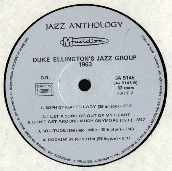 Duke Ellington's Jazz Group* - 1963 (LP)