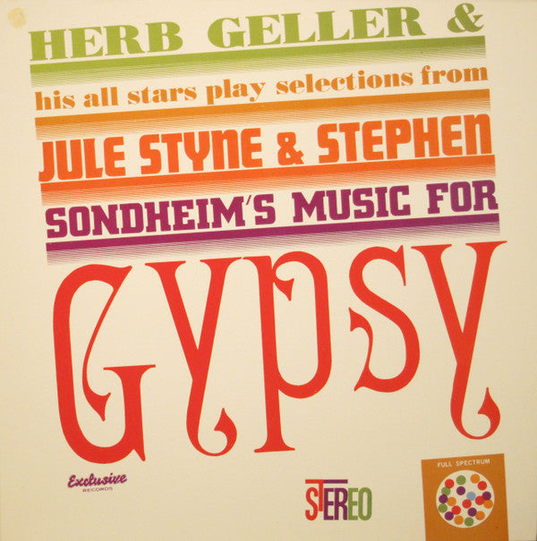 Herb Geller & His All Stars - Gypsy (LP, Album)