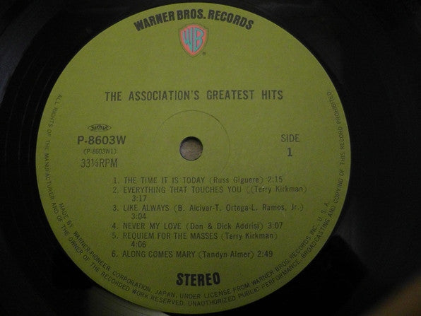 The Association (2) - Greatest Hits! (LP, Comp, RE)