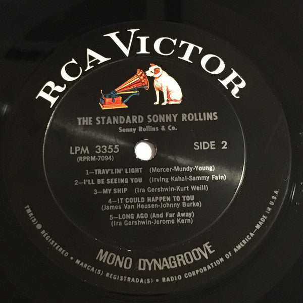 Sonny Rollins & Co. - The Standard Sonny Rollins(LP, Album, Mono, Dyn)