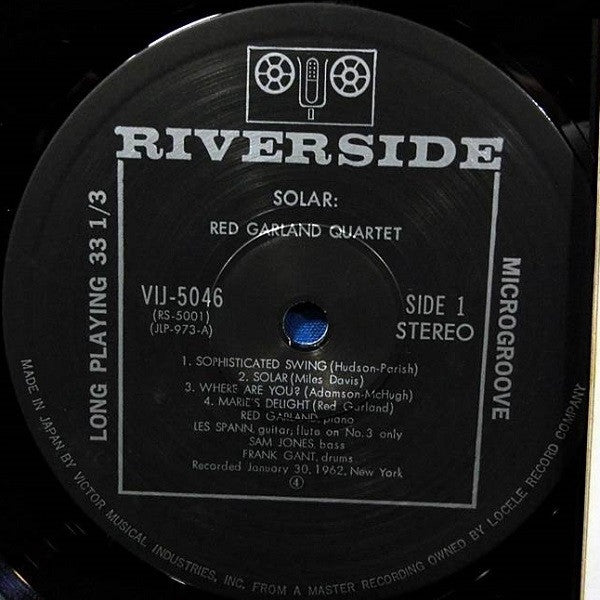 Red Garland Quartet - Solar (LP, Album, Ltd, RE)