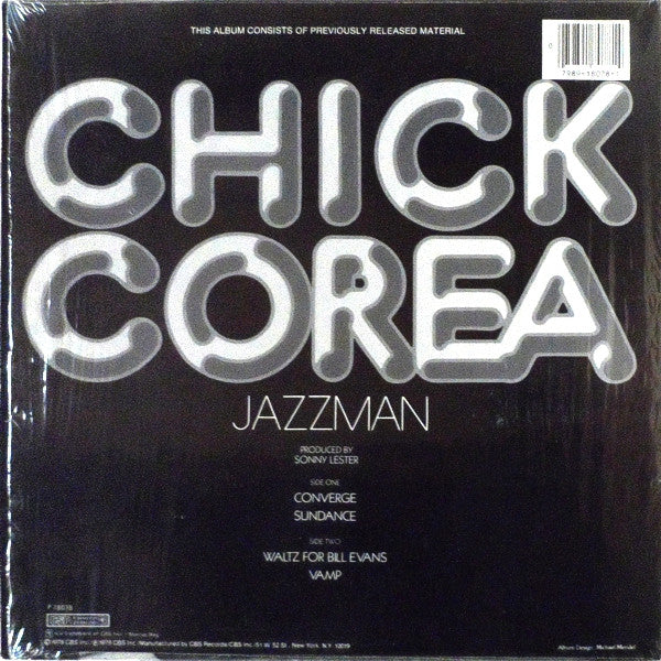 Chick Corea - Jazzman (LP, Album, Comp, RE)