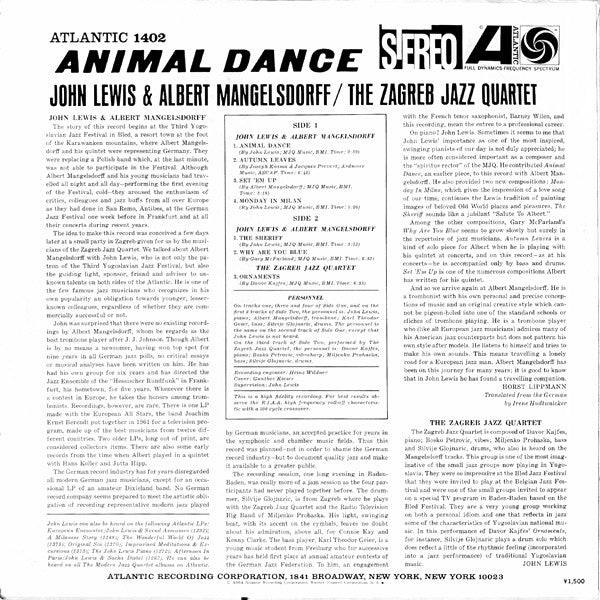 John Lewis (2) - Animal Dance(LP, Album, Ltd, RE)
