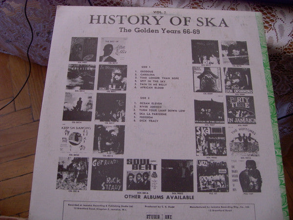 Various - History Of Ska Vol 2 (LP, Album, Comp, Mono, RE)