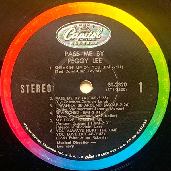 Peggy Lee - Pass Me By (LP, Album, Los)