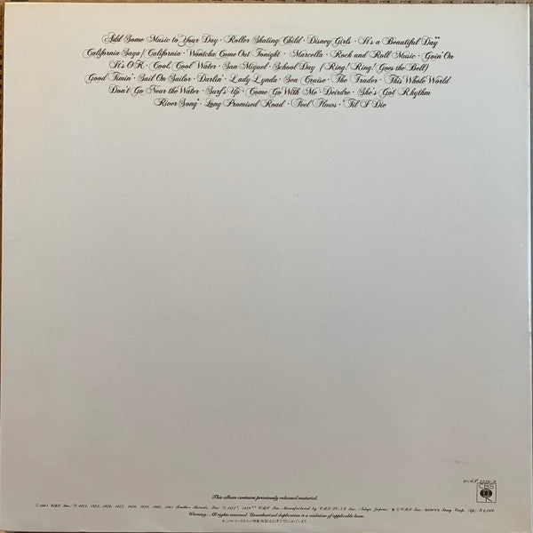 The Beach Boys - Ten Years Of Harmony (2xLP, Comp)