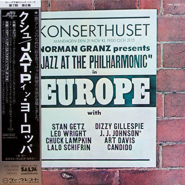Various - Norman Granz Presents Jazz At The Philharmonic In  Europe...