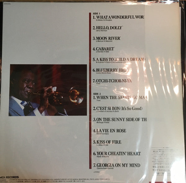 Louis Armstrong - What A Wonderful World (LP, Comp)