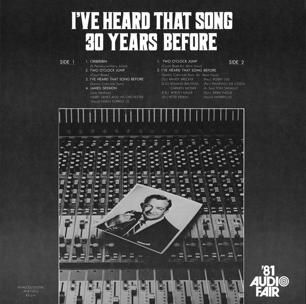 Harry James And His Orchestra - I've Heard That Song 30 Years Befor...