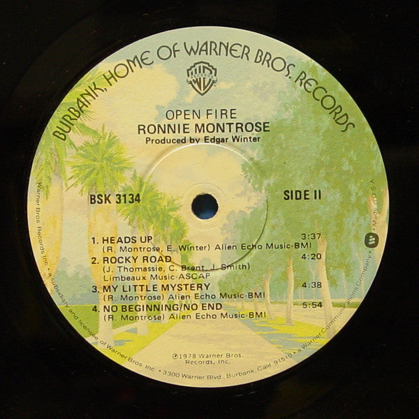 Ronnie Montrose - Open Fire (LP, Album, Win)