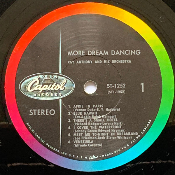 Ray Anthony - More Dream Dancing (LP, Album, Scr)